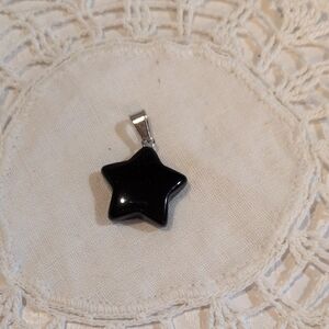 Black Star Pendant Necklace - Women Jewelry NEW!